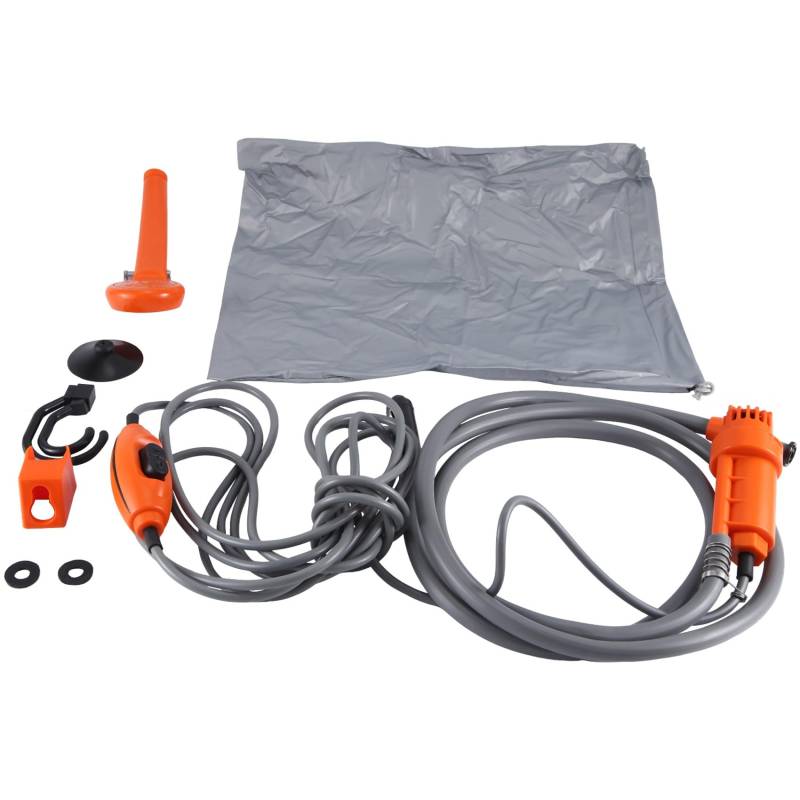 Kioball 12V Autodusche Universal Autowaschmaschine Autodusche Reinigungswerkzeuge Orange von Kioball