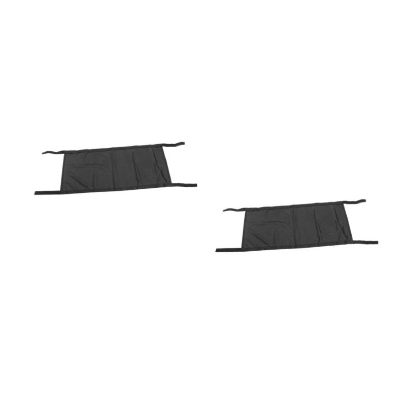 Kisangel 2 Stück Sonnenschutz für Hängematte Auto sonnenrollo car Shade autozubehör auto4parts Rasenmäher Netz Hängematte für Fahrzeugoberseiten Fahrzeugdach-Hängematte Oxford-Stoff Black von Kisangel