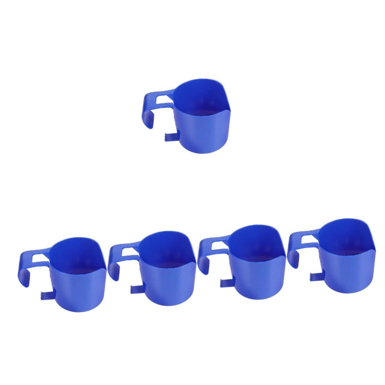 Kisangel 5St Tasse für Kleinkinder Kinderwagen Getränkeständer Kaffeebecher becherhalter für Pool poolzubebör Weinregal Mehrzweck-Becherhalter für den Pool Plastik Blue Wiederverwendbar von Kisangel