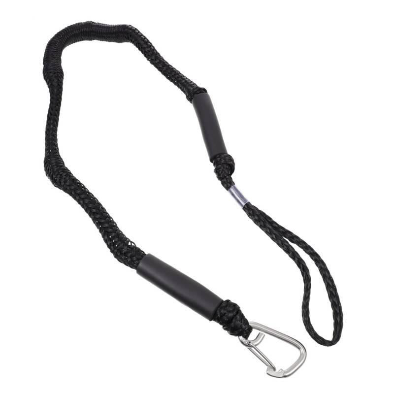 Kisangel Elastisches Seil Fishing Tackle verriegeln Camping-Seile Bootfahren abspanngummi slingbungee bootsseil Boat Accessories Hafen Zubehör Bootszubehör Docklinie Polyethylen Black von Kisangel