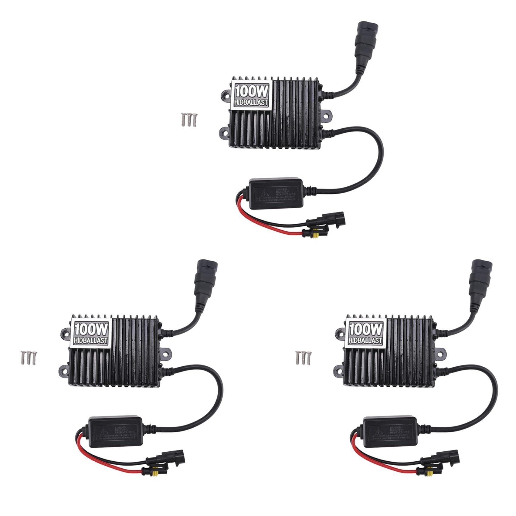 Kiudduy 3X 12V Slim 100W Hid Ballast Xenon Licht Ballast Schnell Start Ultra Dünn von Kiudduy