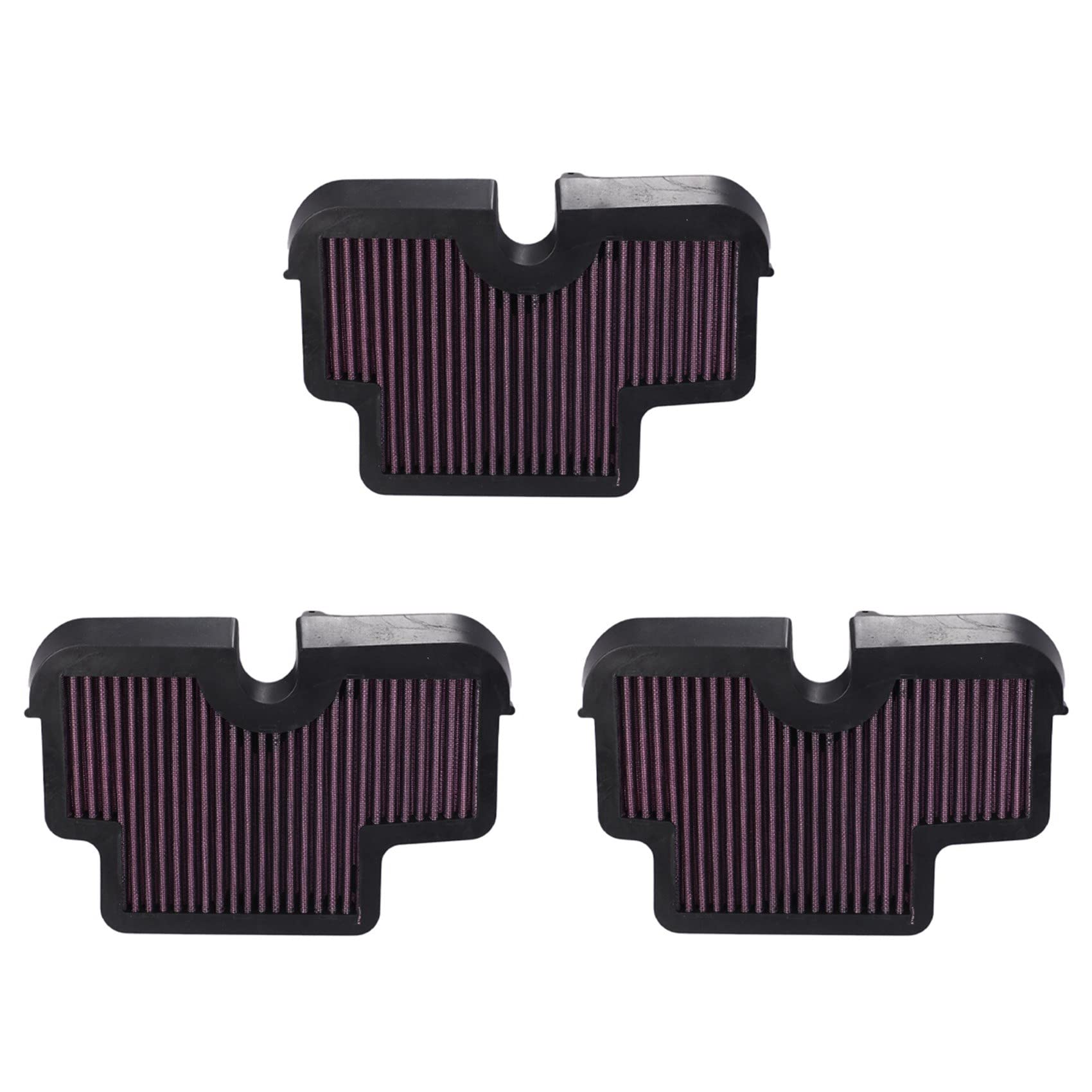 Kiudduy 3X Motorrad Luft Filter für 650 ER-6N ER-6F ER 6N / 6F ER6N ER6F KLE 650 KLE650 von Kiudduy