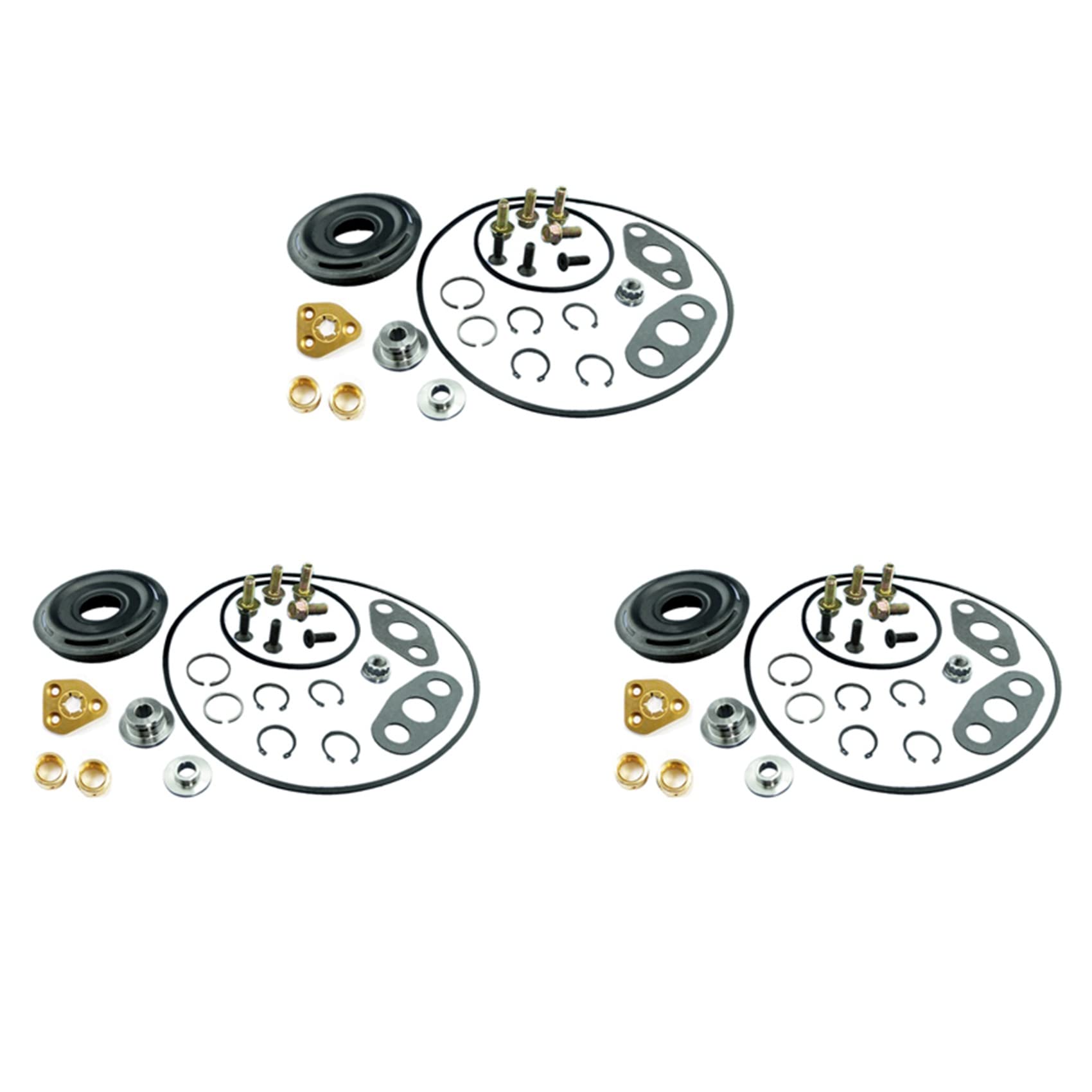 Kiudduy 3X Turbolader Reparatur Rebuild Rebuilt Kit 4027309 für H1C WH1C H1E WH1E H1D H2A von Kiudduy