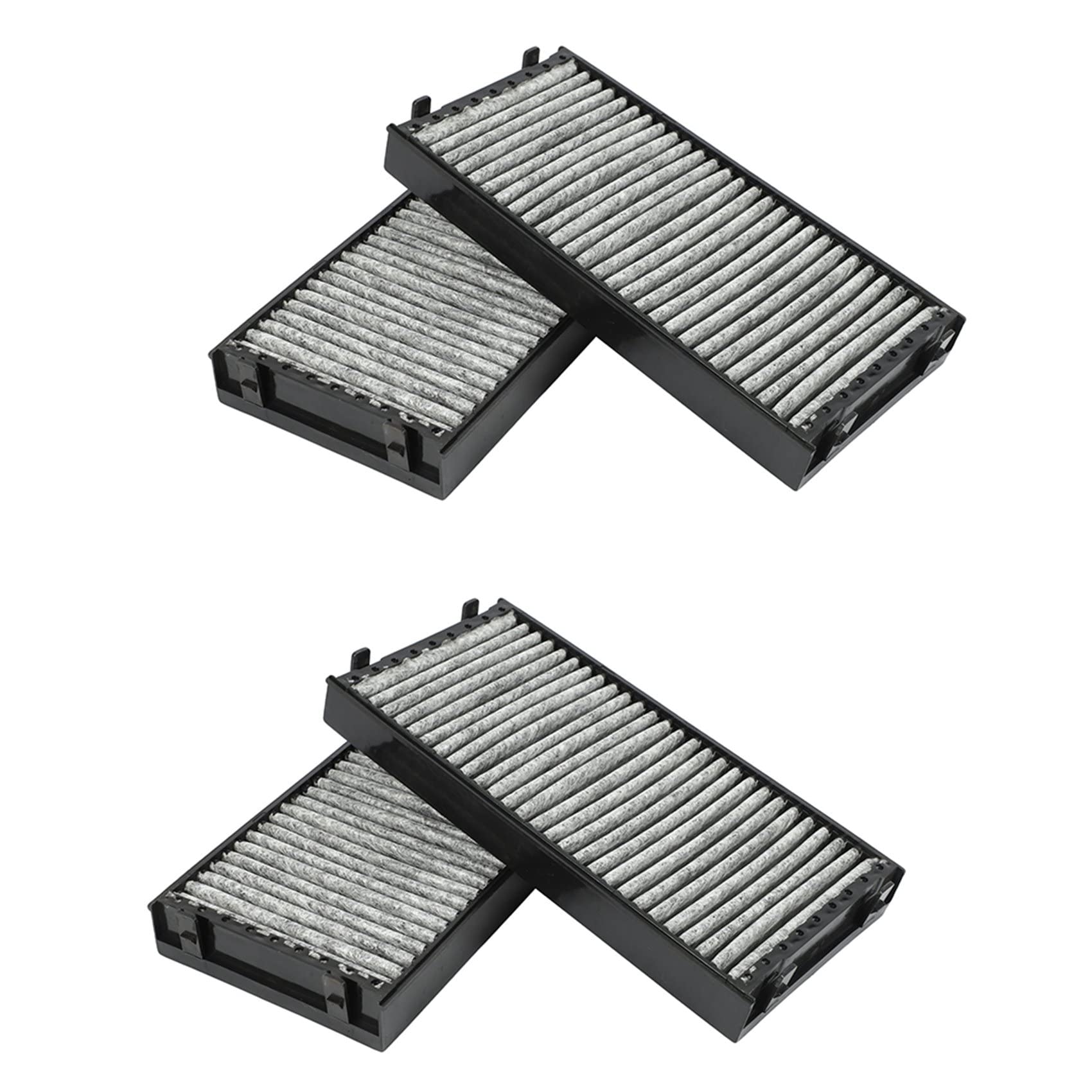 Kiudduy 4 STÜCKE Auto Innenraum Luft Filter für X5 E70 2007-2015 X6 E71 E72 2008-2010 64316945586 64316945585 CU2941-2 von Kiudduy