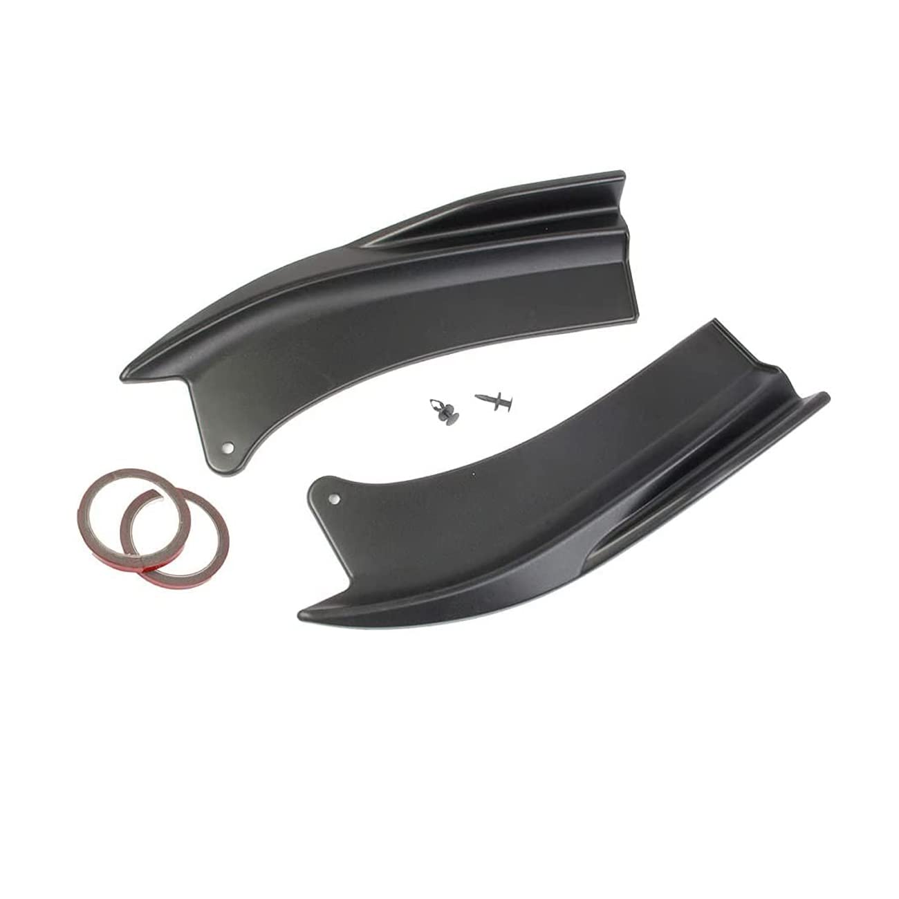 Kivvlbzeq Auto Heck StoßStange Spoiler Lip Diffusor Splitter Schutz für Charger 2015-2021 ZubehöR, Schwarz von Kivvlbzeq