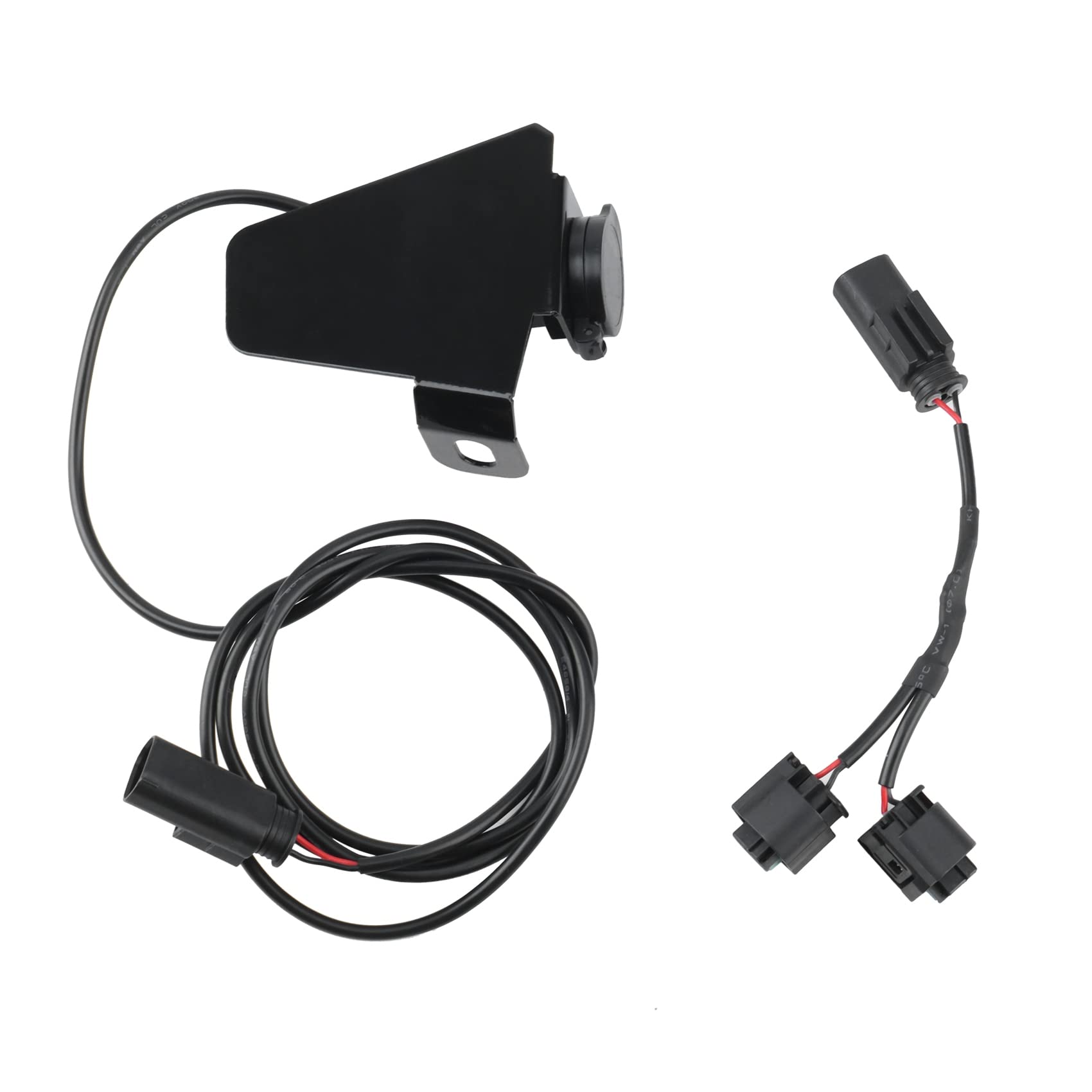 Kivvlbzeq Motorrad Dual USB LadegeräT Wasserdichter Steckdosenadapter für R1200GS R1250GS Adventure R1250 GS von Kivvlbzeq