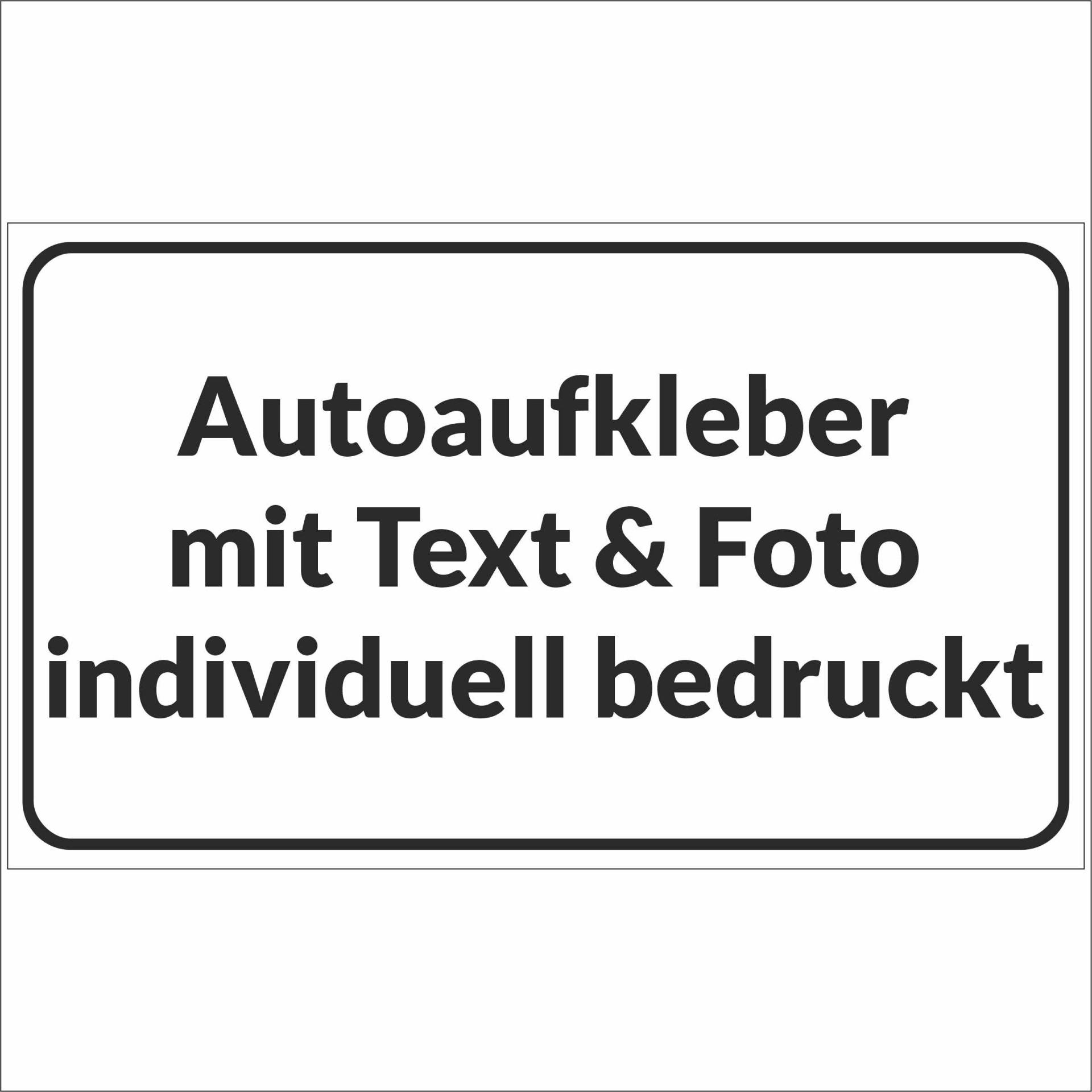 Kiwistar Autoaufkleber - mit Wunschtext und Foto individuell Bedruckt - Werbung für Firma Büro personalisiert für Auto, KfZ LKW (weiß, 60x20 cm) von Kiwi