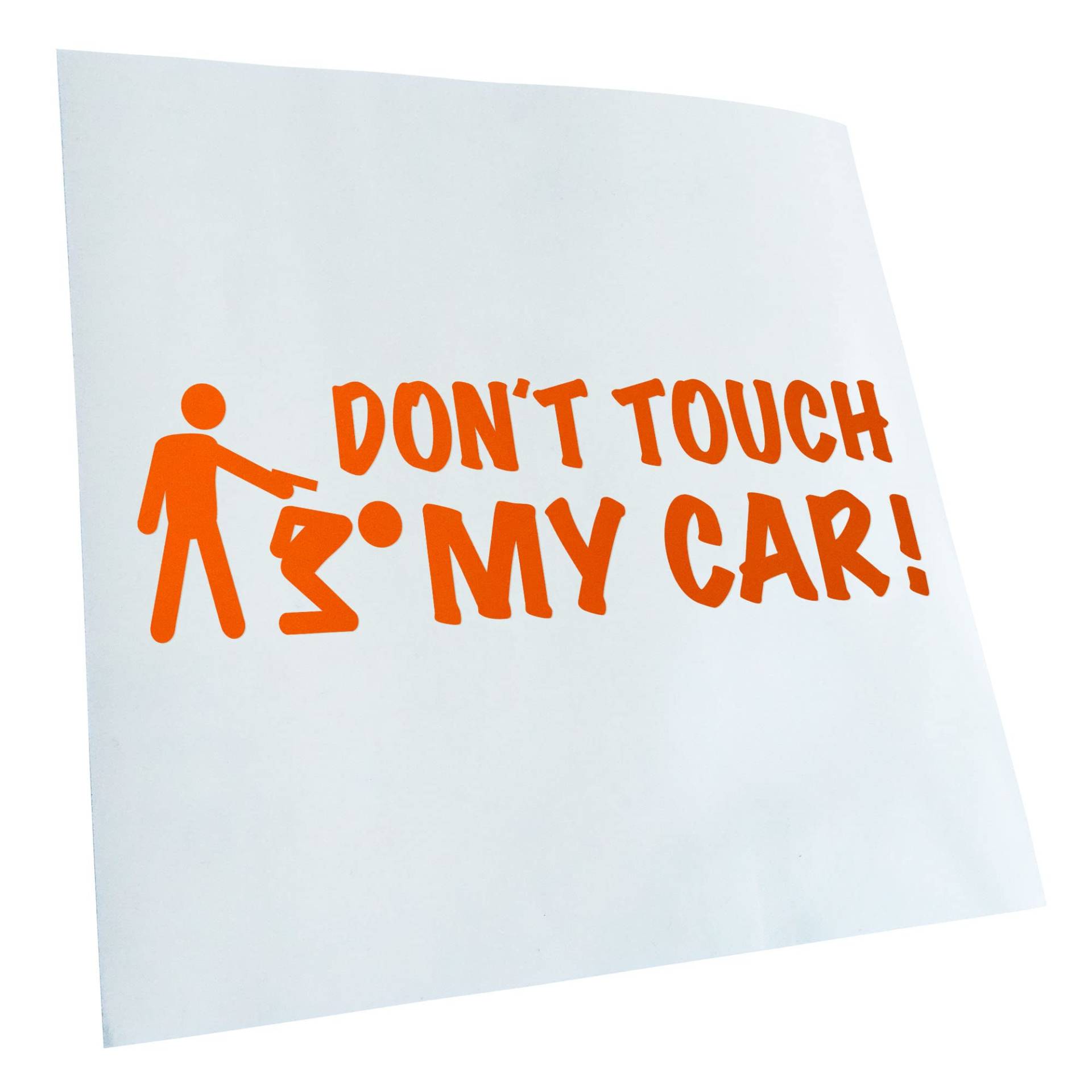 - Autoaufkleber - Dont touch my Car Aufkleber für Auto, Laptop, Fahrrad, LKW, Motorrad mehrfarbig JDM Decal Racing von Kiwistar