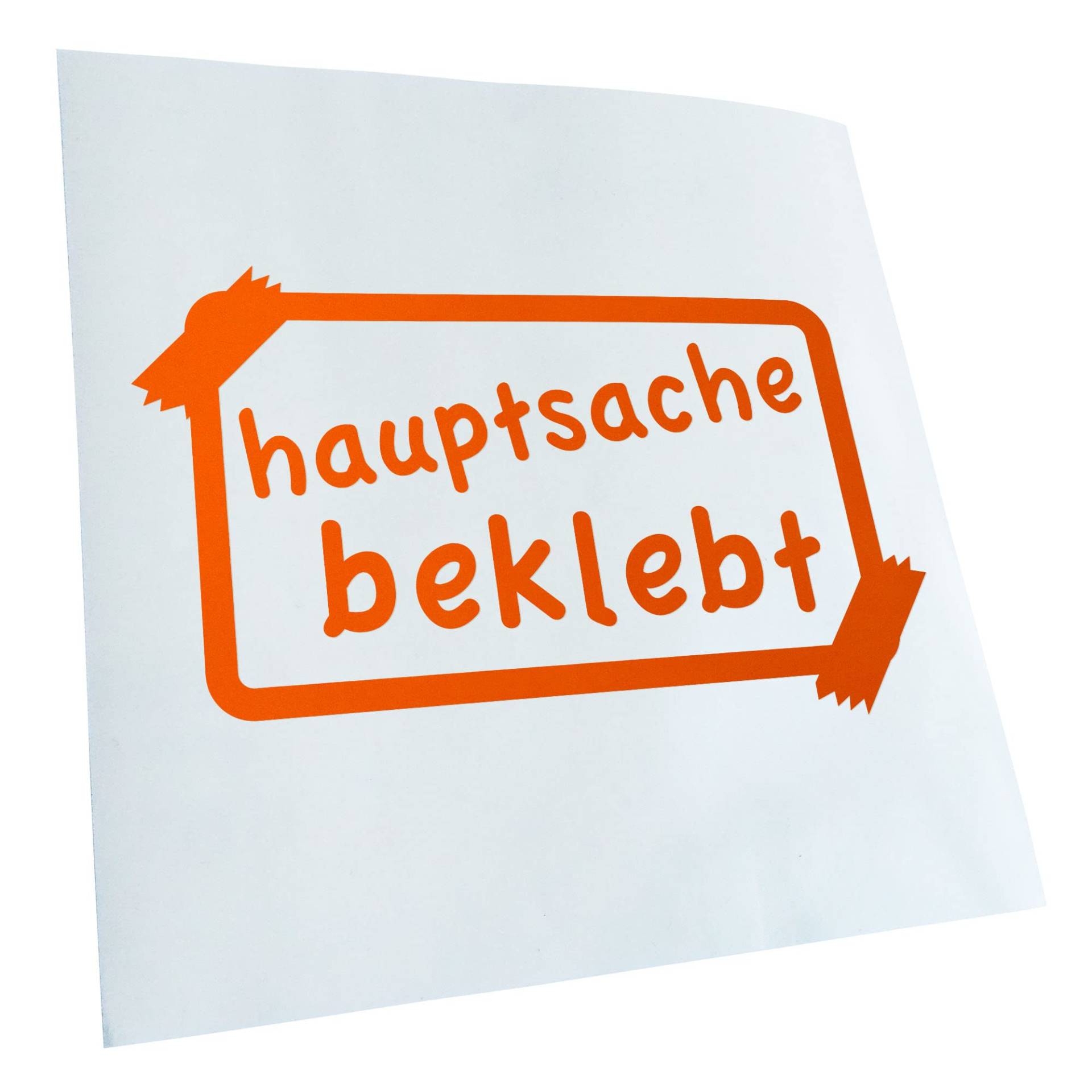 Kiwistar - Autoaufkleber - Hauptsache beklebt! Aufkleber für Auto, Laptop, Fahrrad, LKW, Motorrad Mehrfarbig JDM Decal Racing von Kiwistar