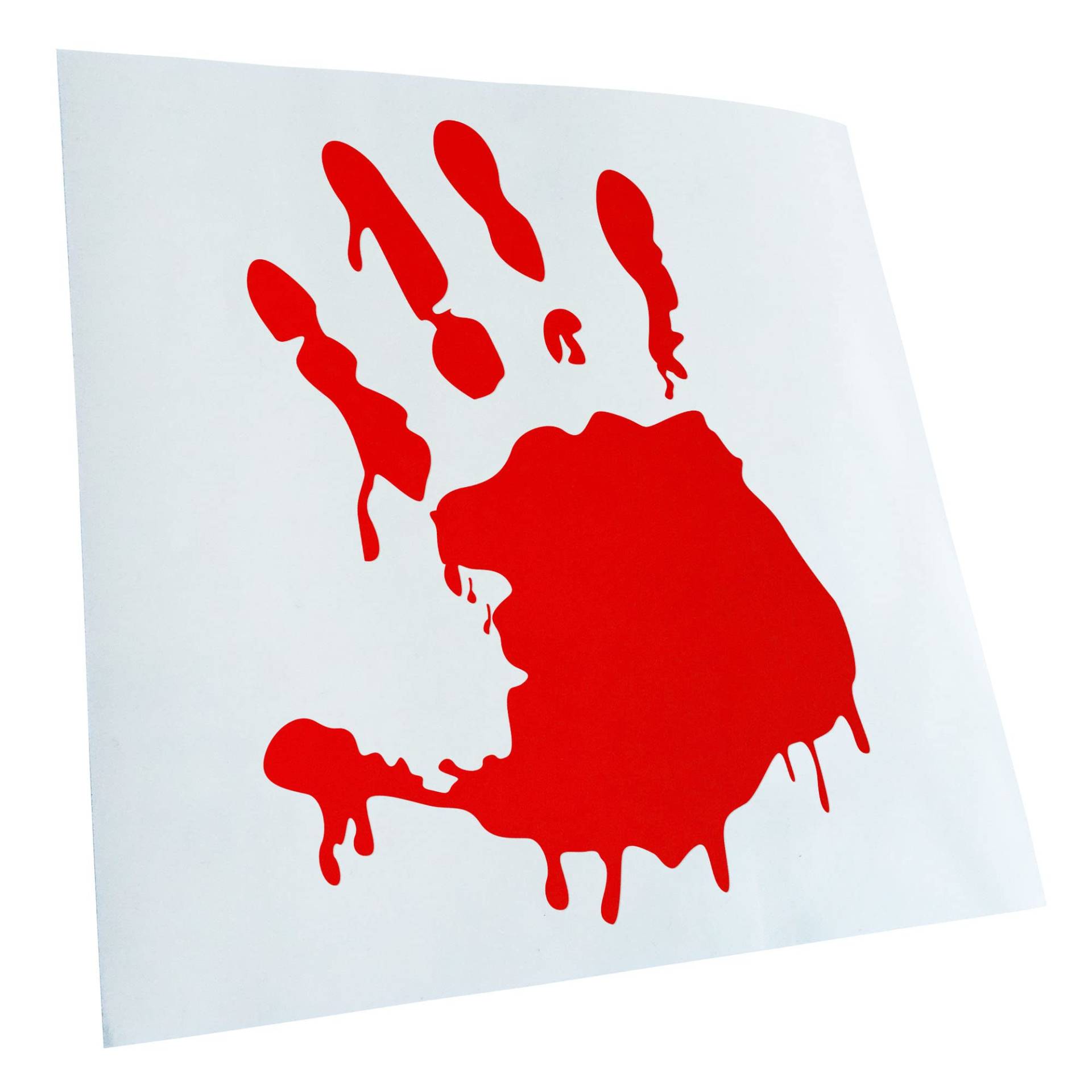 Kiwistar - Autoaufkleber - Rot - 11x8cm Zombie Hand Aufkleber für Auto, Laptop, Fahrrad, LKW, Motorrad Mehrfarbig JDM Decal Racing von Kiwistar