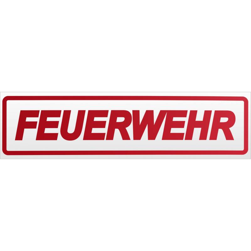 Kiwistar Feuerwehr 3 Magnetschild Schild magnetisch - - Magnetfolie für Auto PKW Kfz von Kiwistar