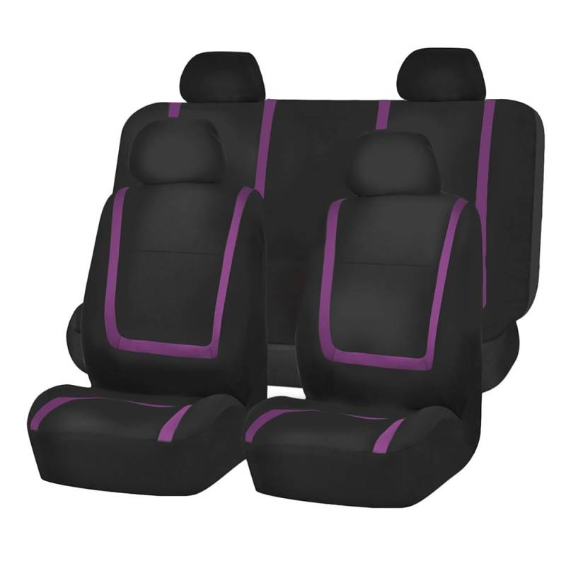 KizmiQ Auto Sitzbezug für Opel Corsa F/Corsa-e MJ22/Corsa Edition/GS Line 2019-2023 2024 9 Stück Polyester Waschbarer Stoff Atmungsaktiv sitzbezüge Geeignet alle Jahreszeiten Sitzschoner,E von KizmiQ