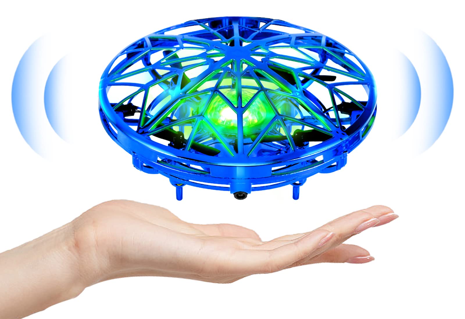 Kizmyee UFO Mini Drohne für kinder Spielzeug Handsensor Quadcopter Infrarot Induktion Fliegendes Geschenke für Jungen Mädchen Indoor Outdoor Flugzeuge für Anfänger von Kizmyee