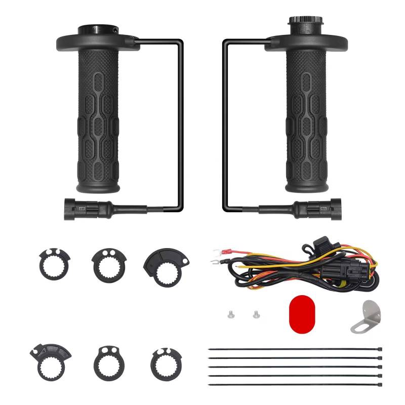 Klaisy Mit 5 Gängen Temperaturverstellbare Beheizte Griffe. Lenkerheizung, Beheizte Griffwärmer, Beheizte Handgriffe von Klaisy