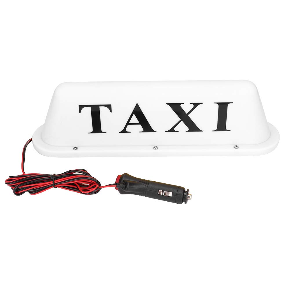 Klanata 12V LED magnetische Taxi-Dachschildleuchte, superhelles Gelb/Weiß, einfache Installation mit Zigarettenanzünder-Anschluss, Artikel-Nr.: D010B (Changbai (item number: D010B)) von Klanata