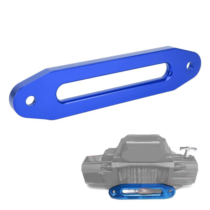 Klanata Hawse Style Winch Fairlead, 10/25,4 cm Autowindenzubehör, Ersatz für Lasten von 8000-15000 lbs (B(Blue)) von Klanata