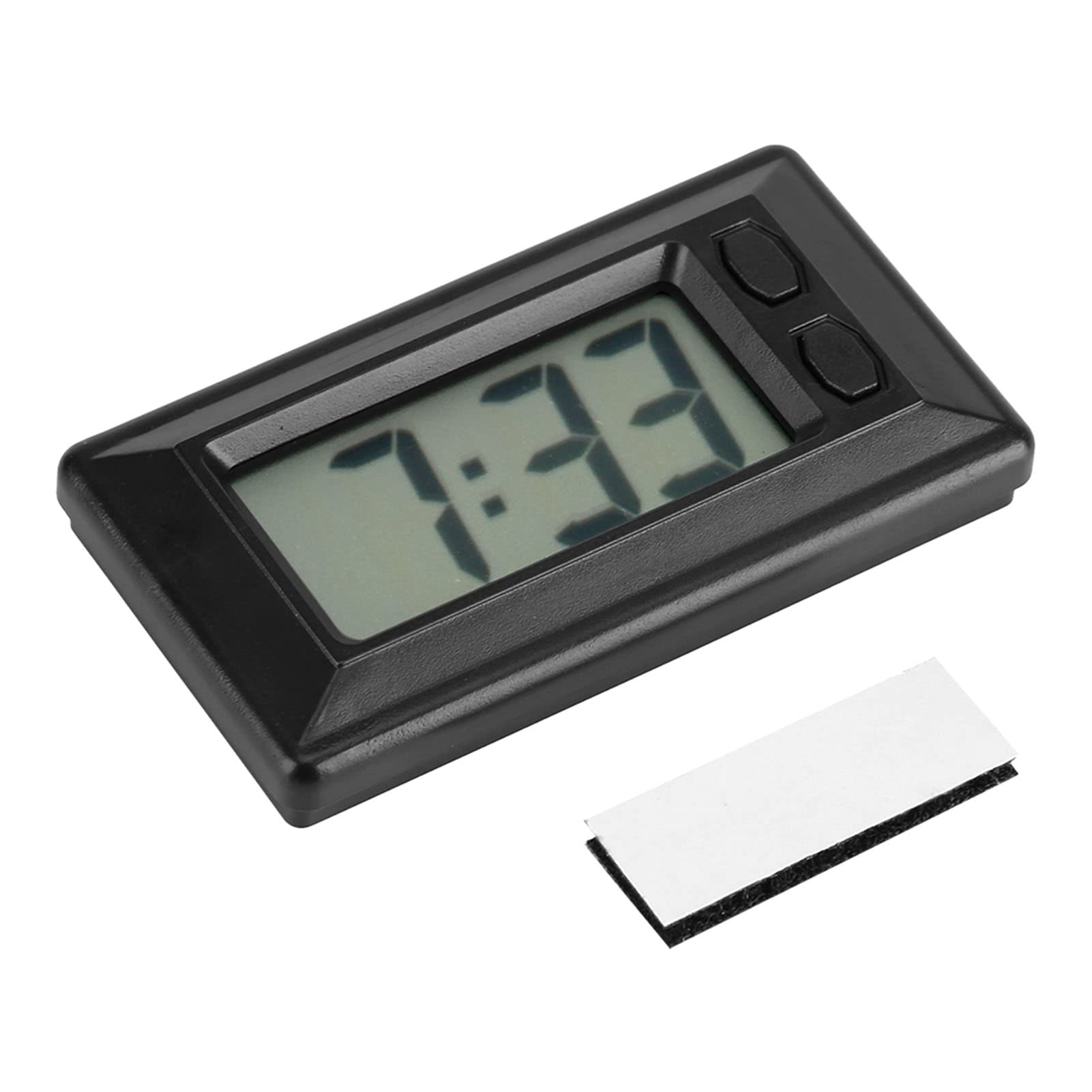 Klanata LCD-Digital-Armaturenbrettuhr, 3,0 x 1,7 x 0,7 Display mit Datum, Uhrzeit und Kalender für Zuhause, Büro und Auto von Klanata