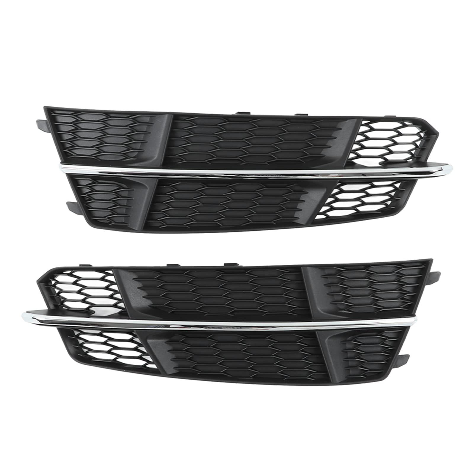 Klanata Pair Front Lower Bumper Fog Light Vent Cover Grille for A 6 C7 2014-2018, Mesh Style 4G0807681AN 4G0807682AN von Klanata