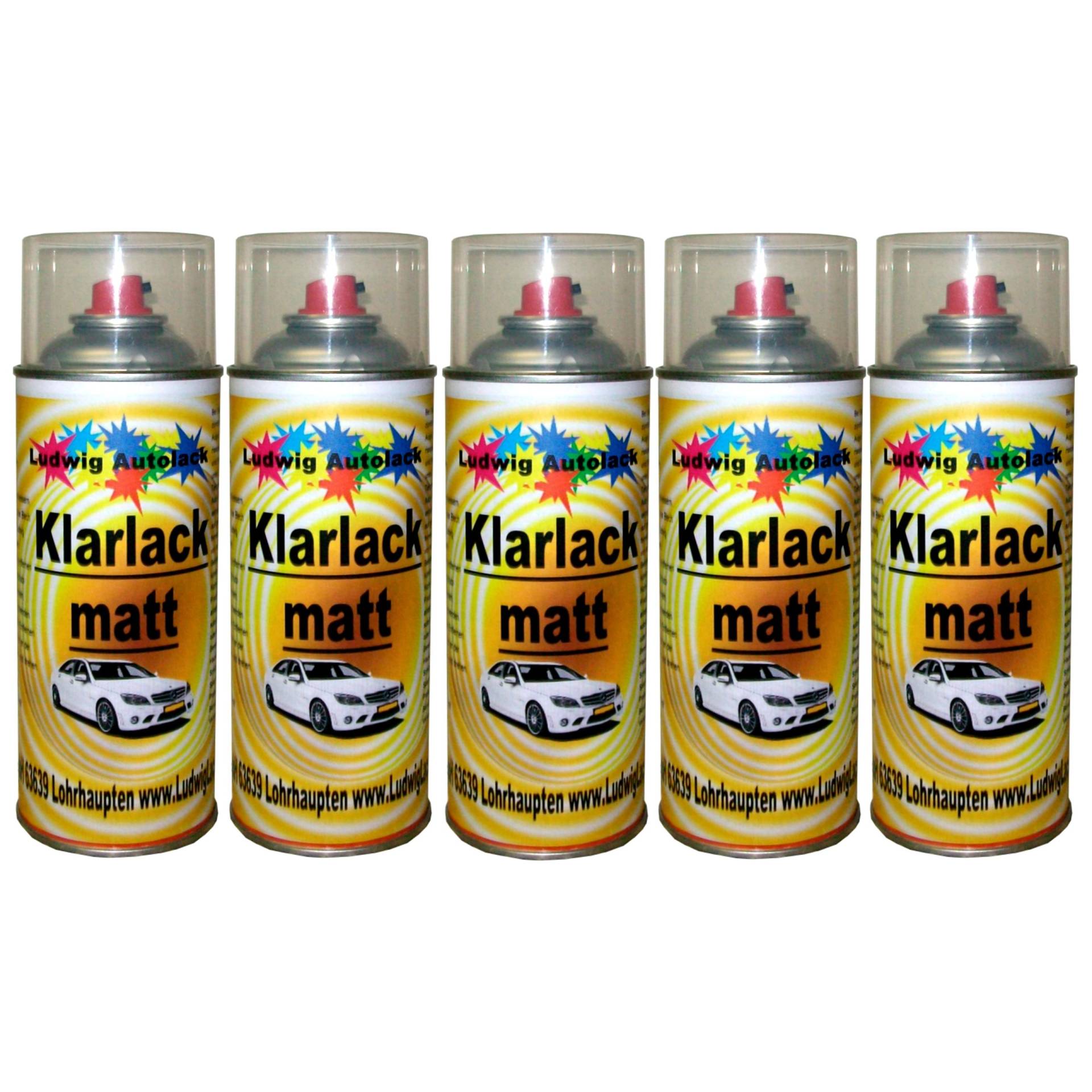 5 Klarlackspray matt 400 ml je Spraydose von Klarlack Spraydose