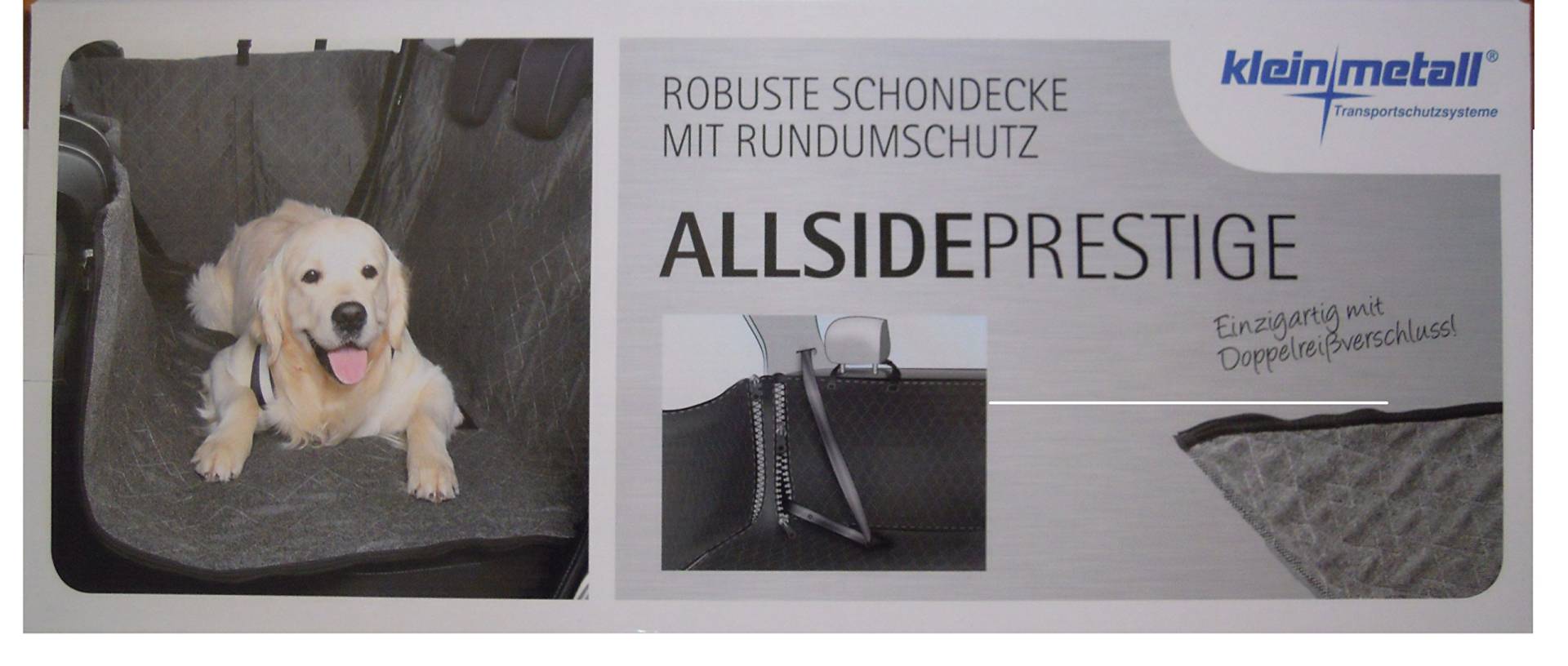 Kleinmetall 50444040 Allside Prestige Autoschondecke 155 x 140cm, grau von Kleinmetall