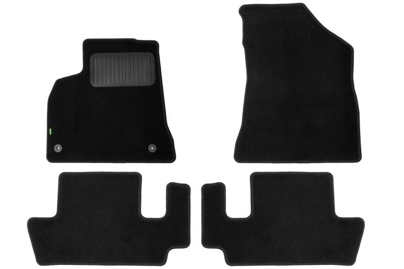 Passgenaue Textile Fussmatten KLEVER Designed für Peugeot 3008 2008-2017, Wagon, 4 TLG. von Klever