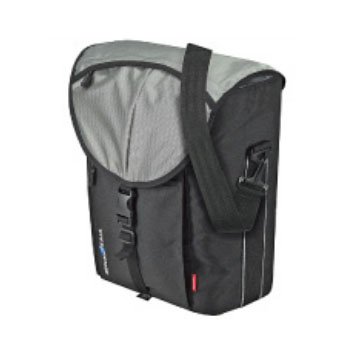 KlickFix Cita GTA Gepäckträgertasche schwarz/Silber 2021 Fahrradtasche von KlickFix