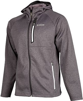 Klim Alpha Hoodie, Funktionsjacke - Grau/Weiß - L von Klim