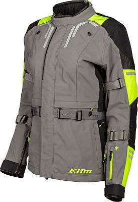 Klim Altitude, Textiljacke Gore-Tex Damen - Grau/Schwarz/Neon-Gelb - L von Klim