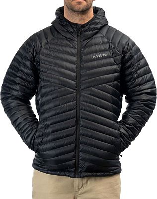 Klim Arete Hooded, Daunenjacke - Schwarz - XXL von Klim