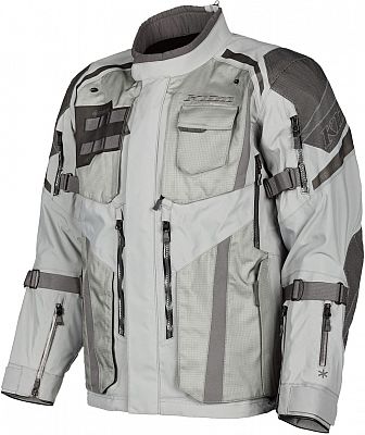 Klim Badlands Pro, Textiljacke Gore-Tex - Hellgrau/Grau - M von Klim