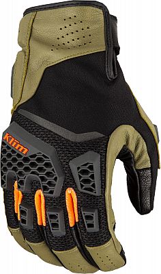 Klim Baja S4, Handschuhe - Dunkelgrün/Schwarz/Orange - XXL von Klim