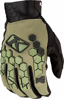 Klim Dakar, Handschuhe - Dunkelgrün/Schwarz - XL von Klim