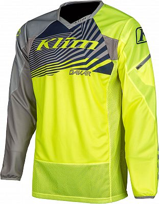 Klim Dakar, Trikot - Neon-Gelb/Grau - XXL von Klim