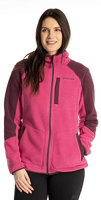 Klim Darby Canyon, Kapuzenjacke Damen - Pink/Dunkelrot - XXL von Klim