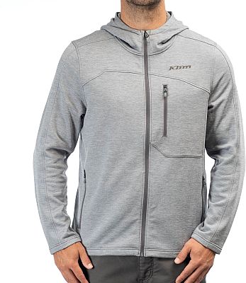 Klim Echo Wool Hoodie, Funktionsjacke - Hellgrau - L von Klim