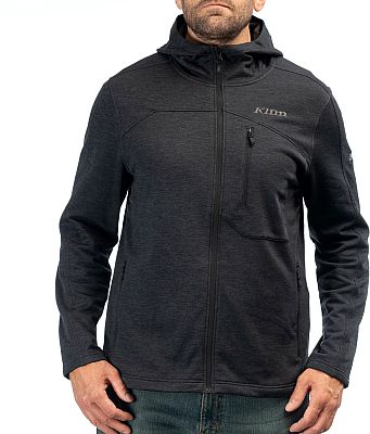 Klim Echo Wool Hoodie, Funktionsjacke - Schwarz - XL von Klim