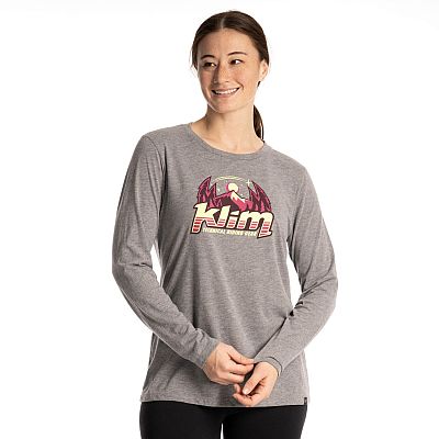 Klim Estelle, T-Shirt langarm Damen - Grau - S von Klim