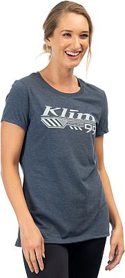 Klim Foundation, T-Shirt Damen - Dunkelblau/Hellgrau - S von Klim