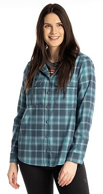 Klim Ginny Mountain, Kapuzenhemd Damen - Hellblau/Dunkelblau - XL von Klim