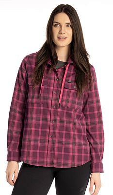 Klim Ginny Mountain, Kapuzenhemd Damen - Lila/Pink - XXL von Klim