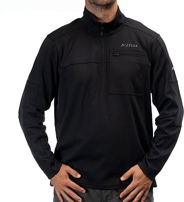 Klim Glacier 1/4 Zip, Funktionspullover - Schwarz - M von Klim