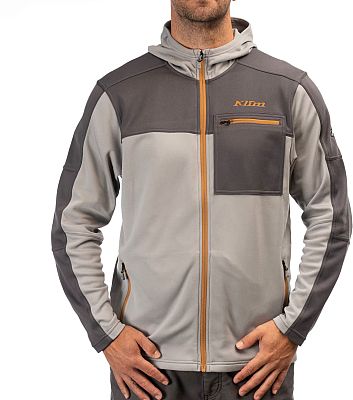 Klim Glacier Hoodie, Funktionsjacke - Hellgrau/Dunkelgrau - S von Klim