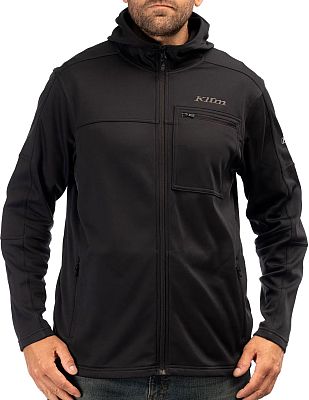 Klim Glacier Hoodie, Funktionsjacke - Schwarz - S von Klim