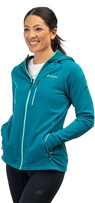 Klim Halo Hoodie, Funktionsjacke Damen - Petrol - L von Klim