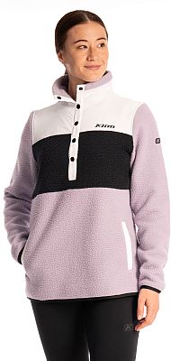 Klim High Pile Mountain, Pullover Damen - Violett/Schwarz/Weiß - XXL von Klim