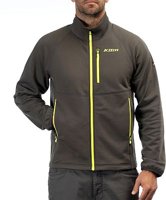 Klim Highline, Funktionsjacke - Dunkelgrau/Neon-Gelb - M von Klim