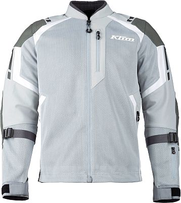 Klim Induction Pro, Textiljacke - Hellgrau/Weiß/Grau - 3XL von Klim