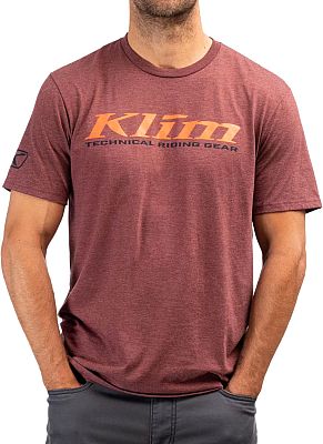 Klim K Corp, T-Shirt - Dunkelrot/Orange - XL von Klim