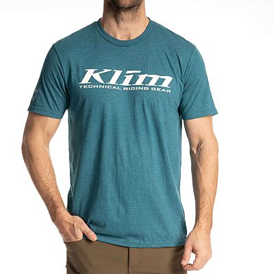 Klim K Corp, T-Shirt - Petrol/Weiß - XL von Klim