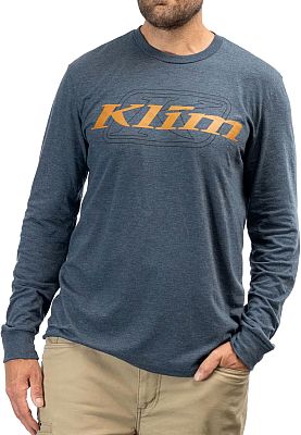 Klim K Corp, T-Shirt langarm - Dunkelblau/Dunkelorange - L von Klim